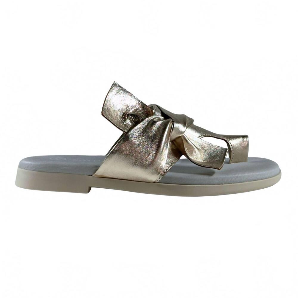 NEW SAYDO women's lucent sandal in champage